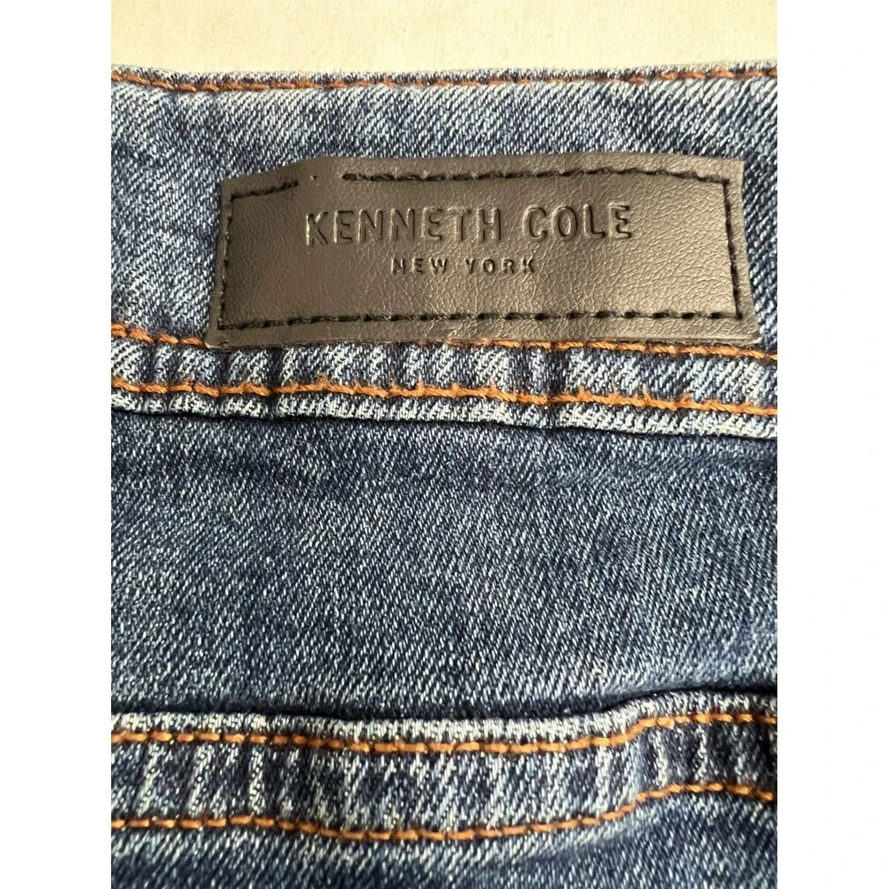 Kenneth Cole Jean Men 44x32 Blue BCI Better Cotton Initiative Straight Denim PA3